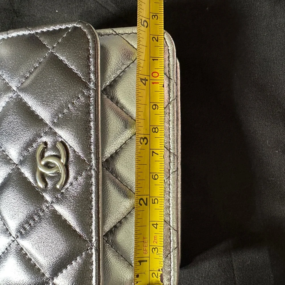 Chanel Coco Punk metallic silver ombré leather Belt bag. CHANEL - Picture 5 of 13